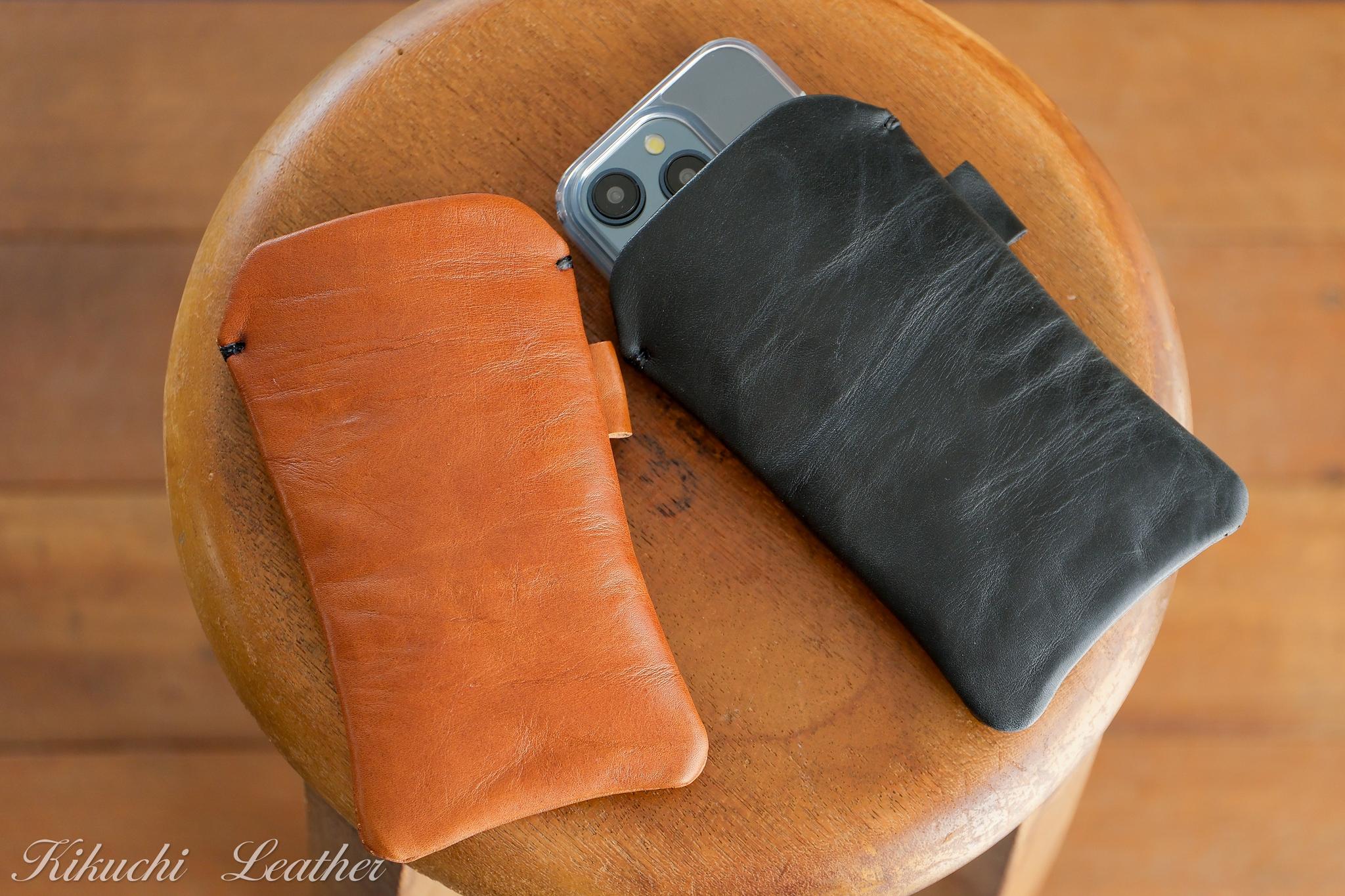 《DINA》レザースリーブケース Regular　iPhone・スマホケース　《2colors》1枚目の画像