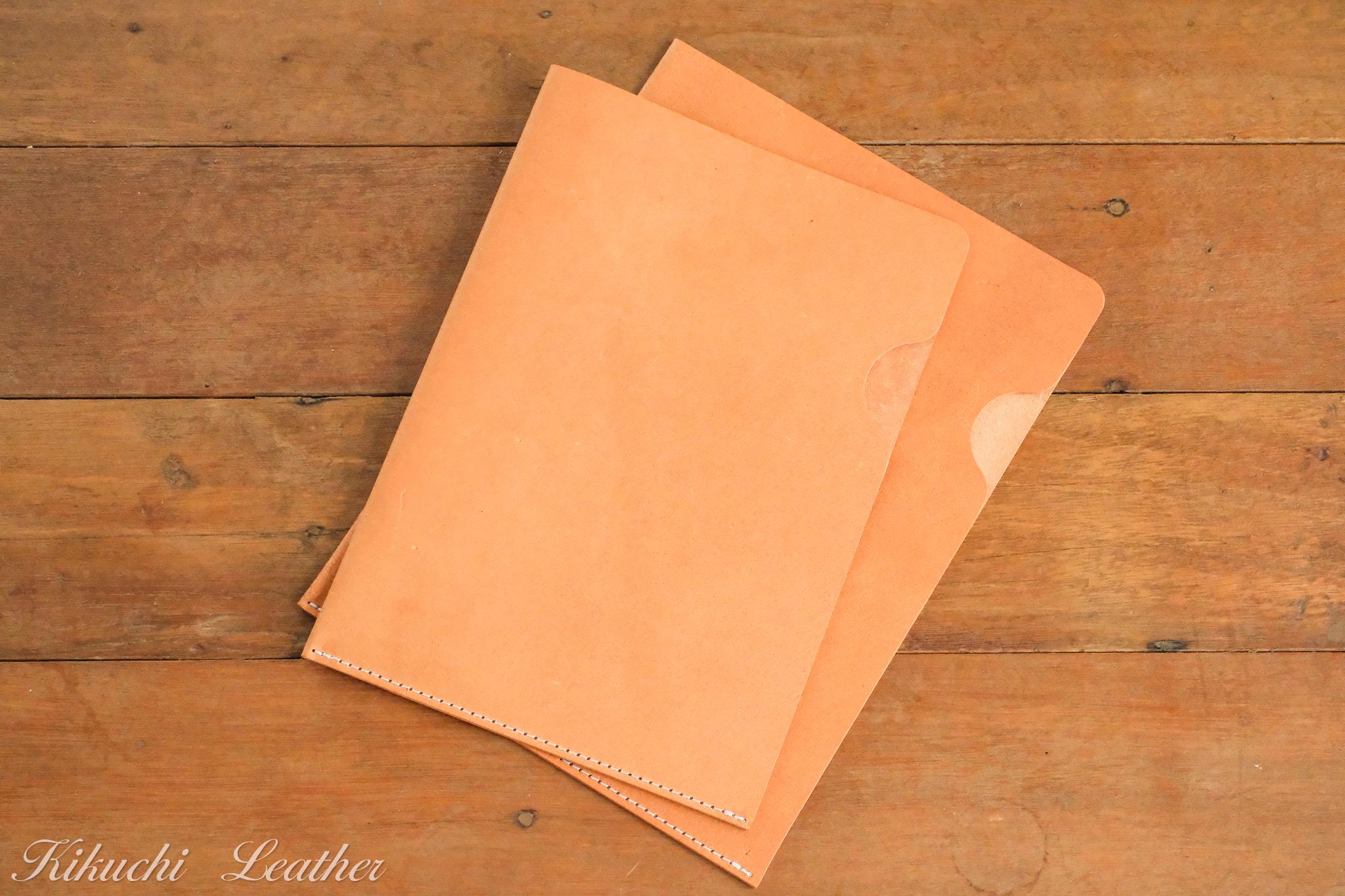 一点もの　レザードキュメントファイル　2個セット　le0851枚目の画像