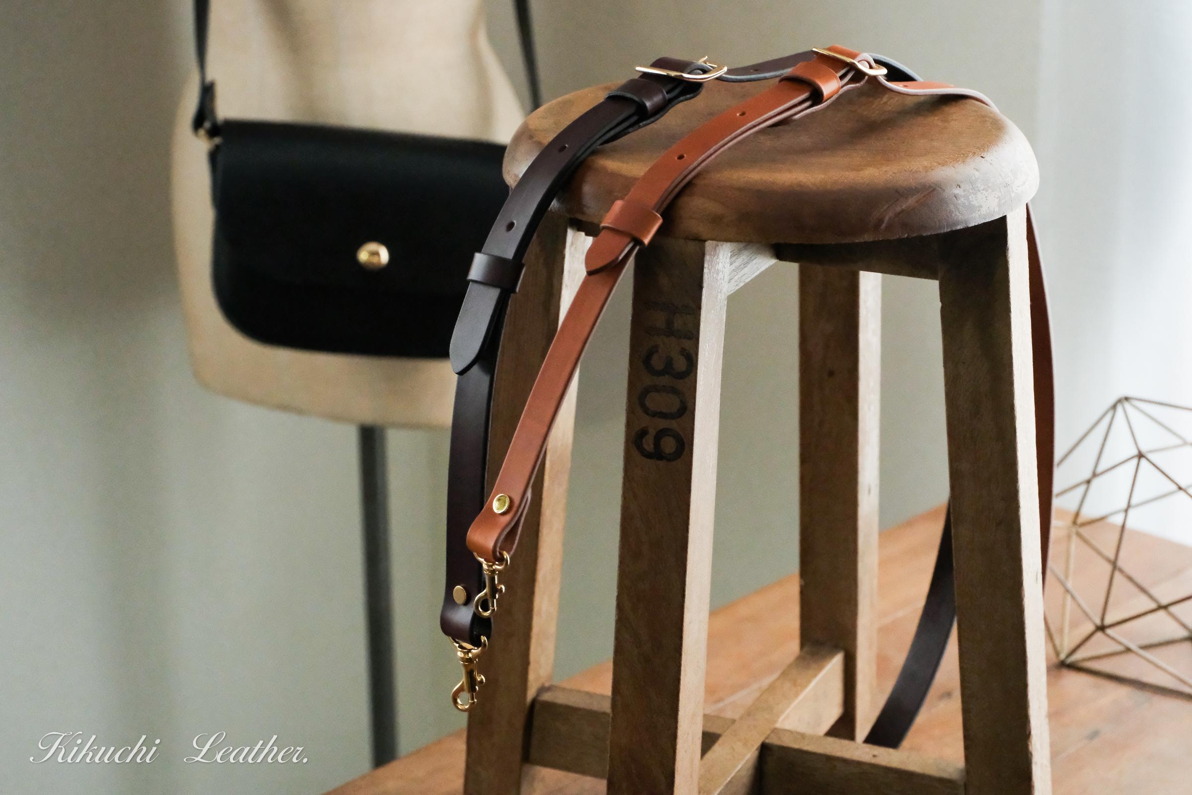 《MIYABI》Leather Shoulder Strap　25ｍｍ 《3colors》