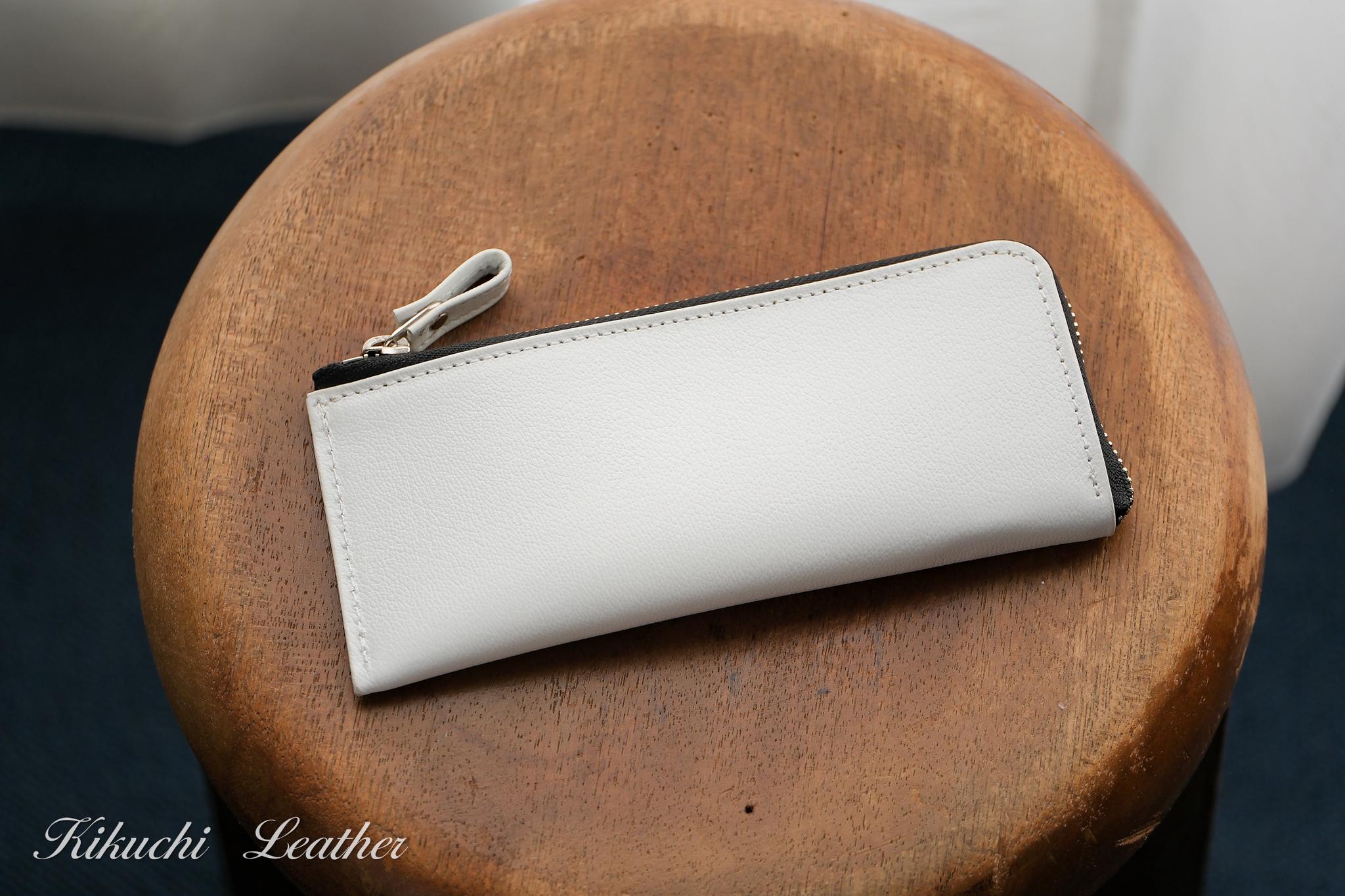 一点もの《CHLOE》◇L字型ペンケース　ホワイト　LE1161枚目の画像