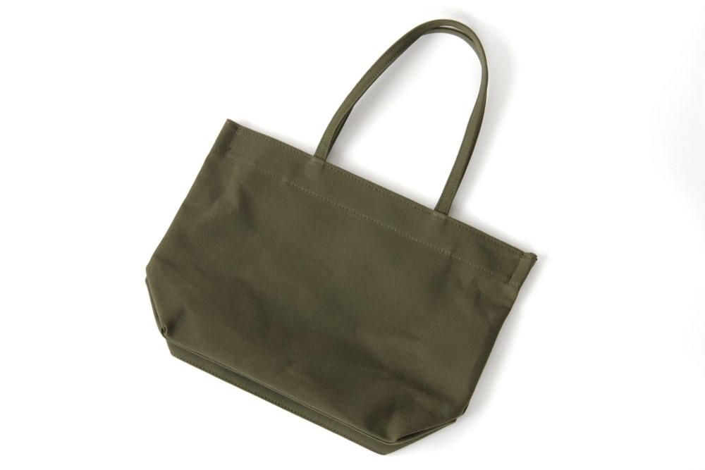 一点もの《Canvas》Simple tote Bag カーキ　LE1511枚目の画像